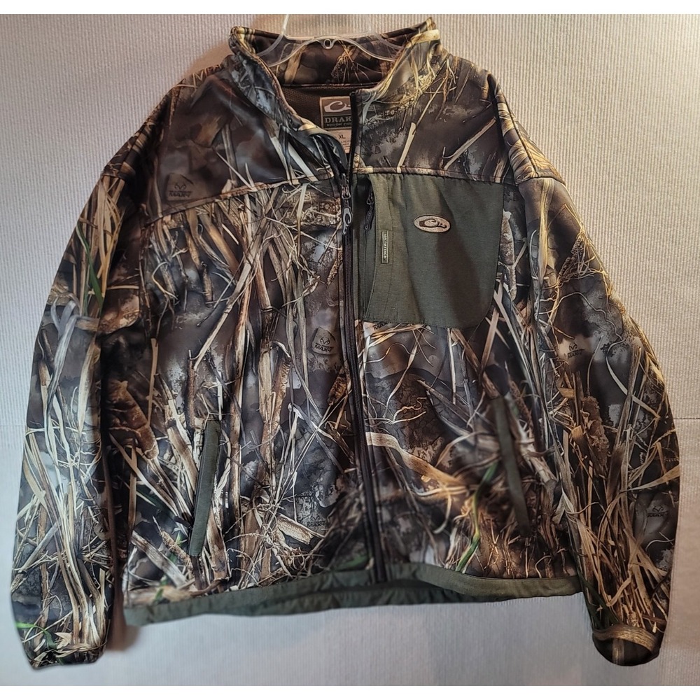 Drake waterfowl systems XL Camo Jacket Magnattach duck hunting winter jacket